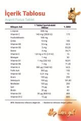 Argivit Argivit Focus 3’lü Paket L-Arjinin, Fosfotidilserin, Demir, Multivitamin ve Multimineral İçeren Tablet 30 Table