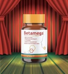 Betamega Betamega Tablet 30 Tablet Betaglukan, Propolis Ekstraktı, C Vitamini, Çinko, Selenyum