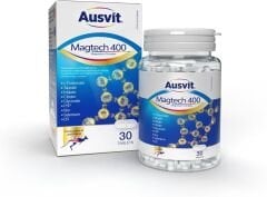 Ausvit Magtech 400 – Magnezyum Kompleks İçeren Tablet Takviye Edici Gıda