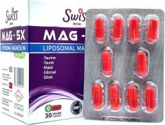 Swiss Bork® MAG - 5X Magnezyum 450 mg 30 Vegan Kapsül