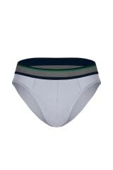 Erkek Lastikli Gri Slip XL