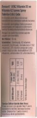 Dynavit Vitamin D3 1000IU & 20mcg K2 Vitamini 10 mL Sprey - Kas & Kemik & Bağışıklık – D3, K2 Vitamini