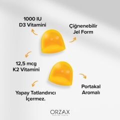 Ocean Ocean Gummies D3k2 Çiğnenebilir Jel Form