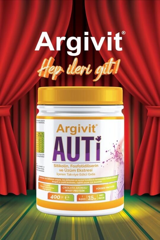 Argivit Argivit Auti Taurin, Sitikolin, Fosfotidilserin ve Üzüm Ekstresi İçeren Gıda Takviyesi 400 gr