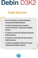 Debin D3K2 60 Yumuşak Kapsül