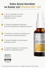 Vitamin D3 K2 1000 IU, Vitamin E, Zeytinyağı Sayesinde Yüksek Emilim, 20 ml