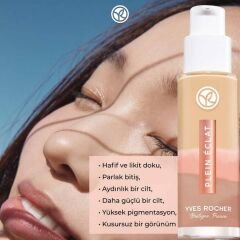 Detoks Etkili Işıltı Veren Fondöten  Parlaklık, koruma ve detoks etkisi 30 ml