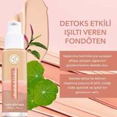 Detoks Etkili Işıltı Veren Fondöten  Parlaklık, koruma ve detoks etkisi 30 ml