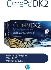 Omepa DK2 Omega 3 & Vitamin D & Menaq7 50 Yumuşak Kapsül