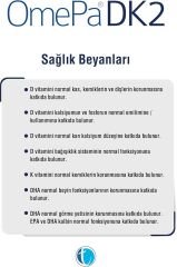Omepa DK2 Omega 3 & Vitamin D & Menaq7 50 Yumuşak Kapsül
