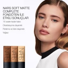 Yüksek Kapatıcılık Sağlayan Mat Bitişli FondötenNARS SOFT MATTE COMPLETE FOUNDATION