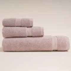 100% Cotton Towel 50x90 cm Powder - Noa Series
