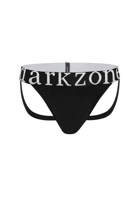 Fantezi Arkası Açık Siyah Erkek Jockstrap XL