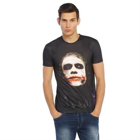 Joker Desenli 3D Tişört XL