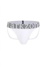 Fantezi Arkası Açık Beyaz Erkek Jockstrap XL