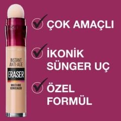 Maybelline New York Instant Eraser Anti Age Kapatıcı No: 00 Ivory