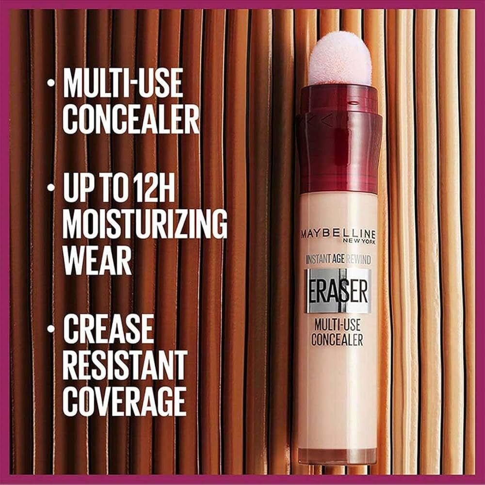 Maybelline New York Instant Anti Age Eraser Kapatıcı, 02 Nude, 6.8 ml