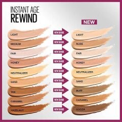 Maybelline New York Instant Anti Age Eraser Kapatıcı, 02 Nude, 6.8 ml