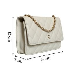 Bone Leather Women's Crossbody Bag