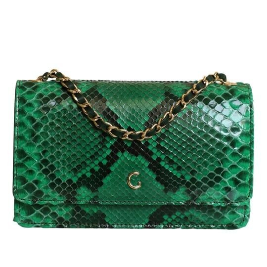 Green Python Women's Crossbody Bag