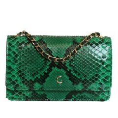 Green Python Women's Crossbody Bag