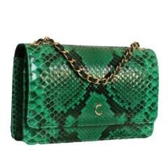 Green Python Women's Crossbody Bag