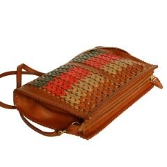 Tan Leather Women's Crossbody Bag