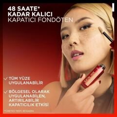 L'Oréal Paris Skin Ink Gün Boyu Kapatıcı Fondöten - Sıcak Alt Ton 100