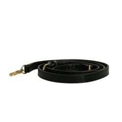 Black Lizard Print Leather Women's Clutch Bag