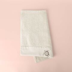 Linens Turtles Cotton Face Towel 50x85cm Beige