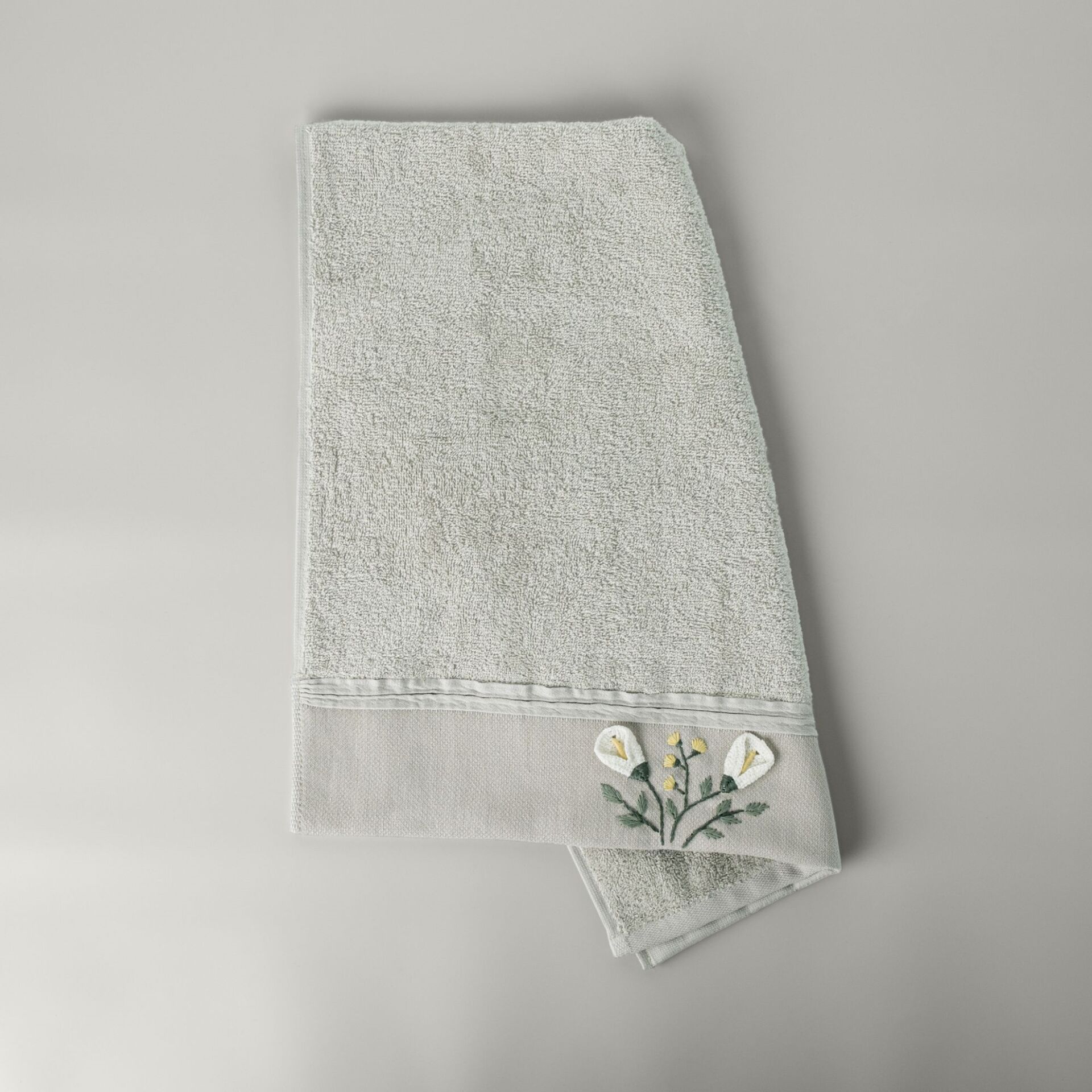 Linens Tilly Bamboo Face Towel 50X85 Cm Stone