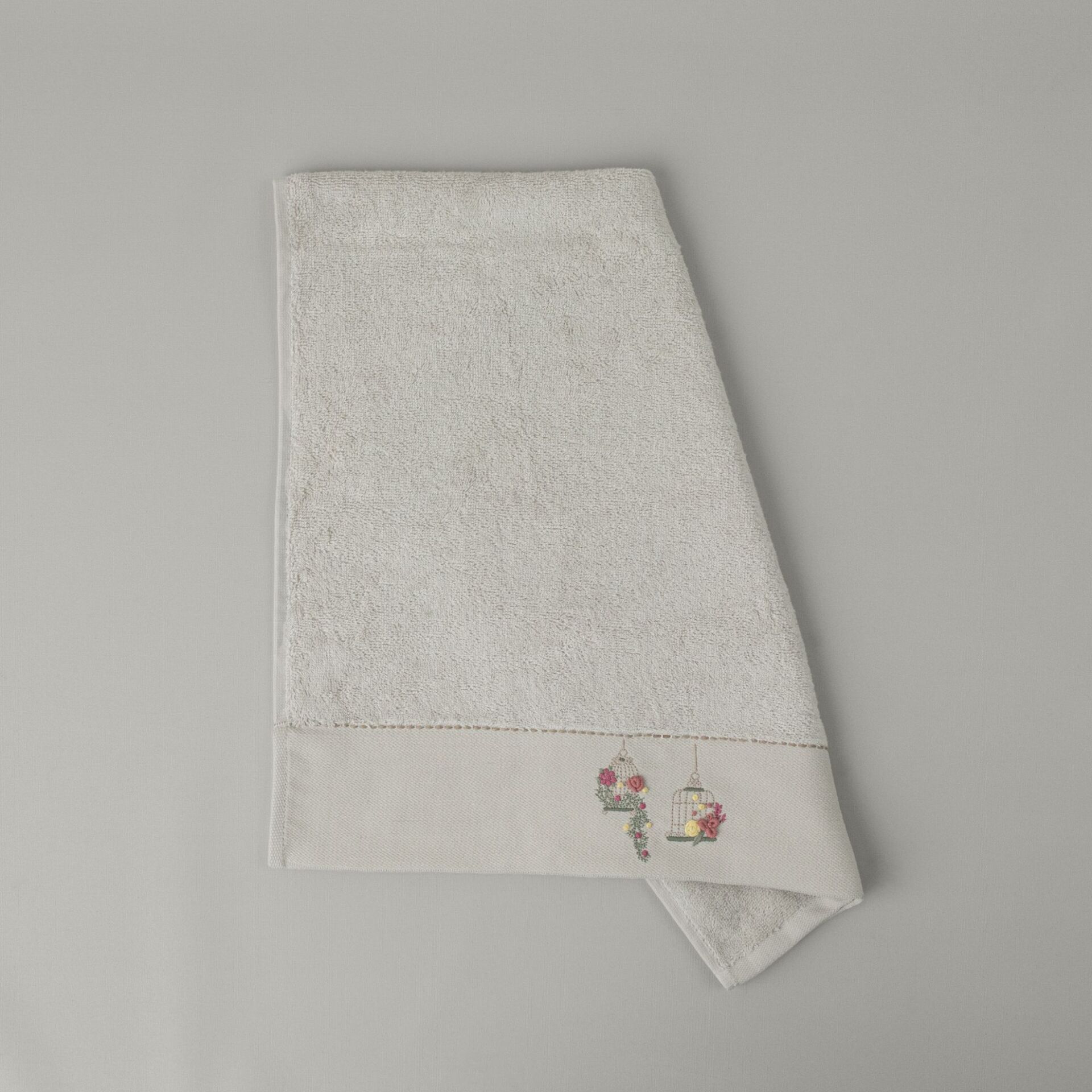 Linens Glade Bamboo Face Towel 50x85 Cm Stone