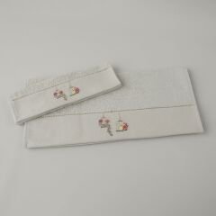 Linens Glade Bamboo Face Towel 50x85 Cm Stone