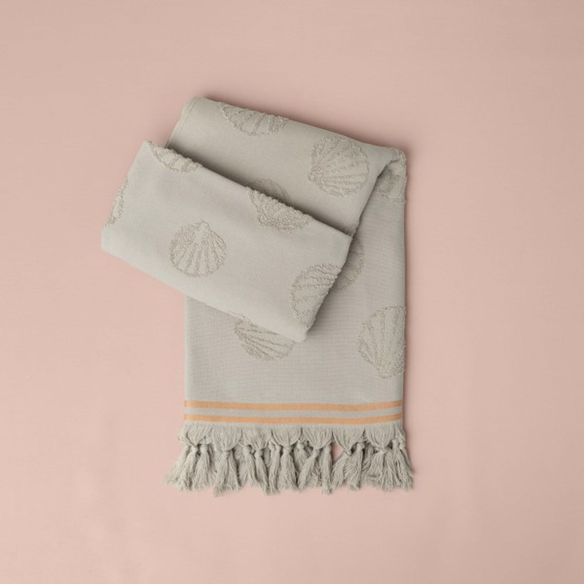 Linens Cowry 90x170 cm Beach Towel Mink