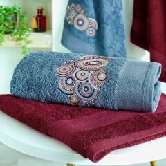 Taç South Soft Bamboo Hammam Set Claret Red