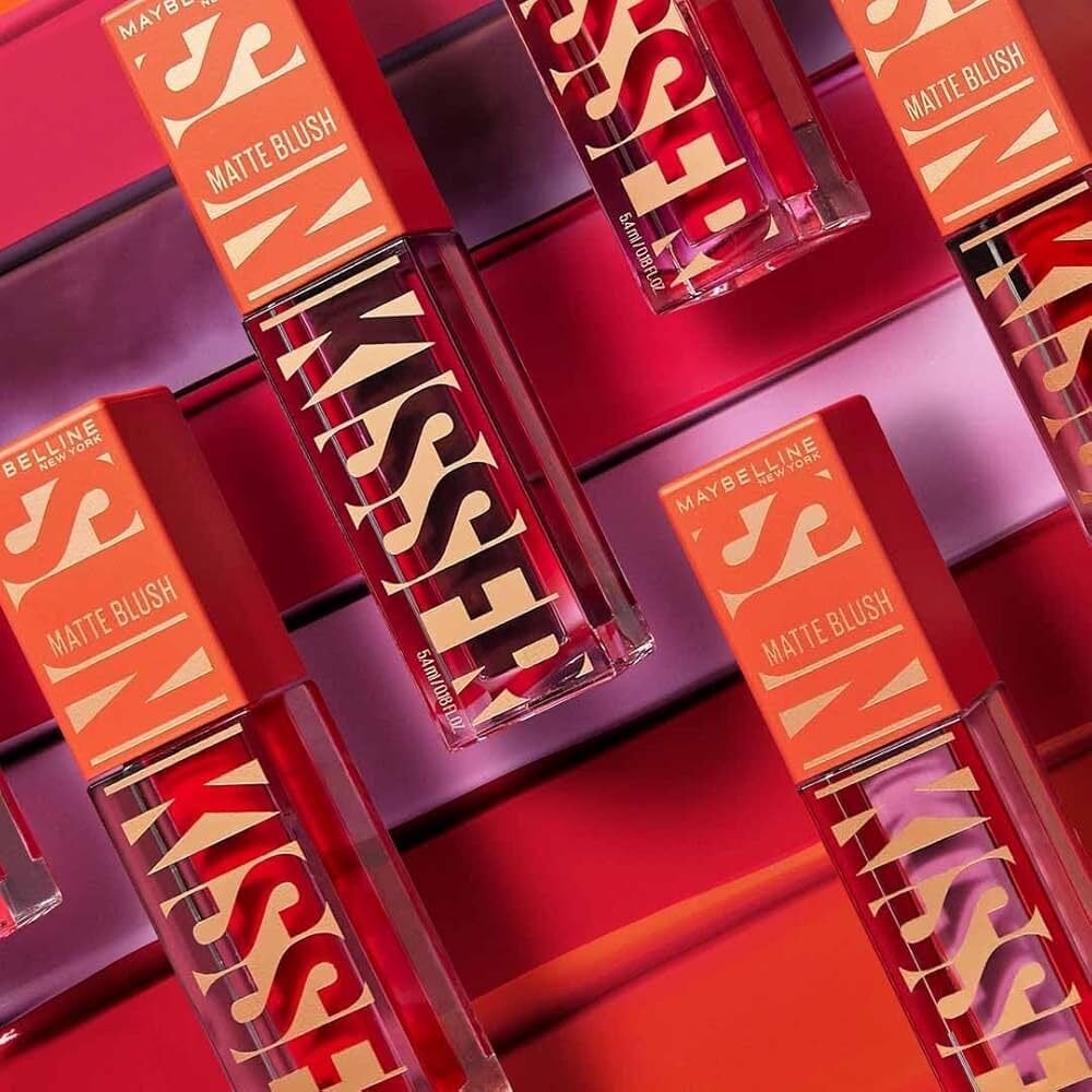 Maybelline New York Sunkisser Hazy Matte Likit Allık - 34 Peachy Quench