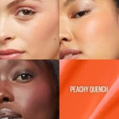 Maybelline New York Sunkisser Hazy Matte Likit Allık - 34 Peachy Quench