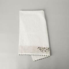 Linens Vivia Bamboo Face Towel 50X85 Cm Ecru