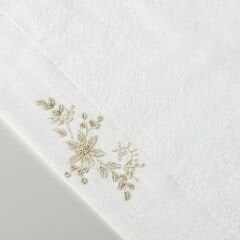Linens Vinca Cotton Face Towel 50X85 Cm White