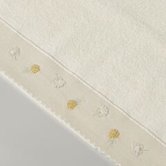Linens Gloom Cotton Face Towel 50X85 Cm Ecru