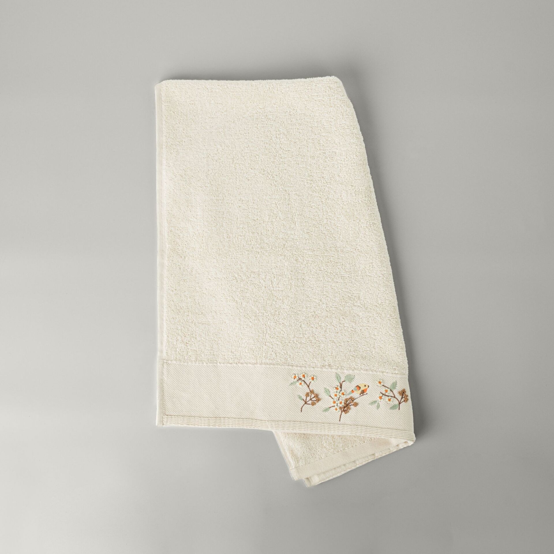 Linens Tella Bamboo Face Towel 50X85 Cm Cream