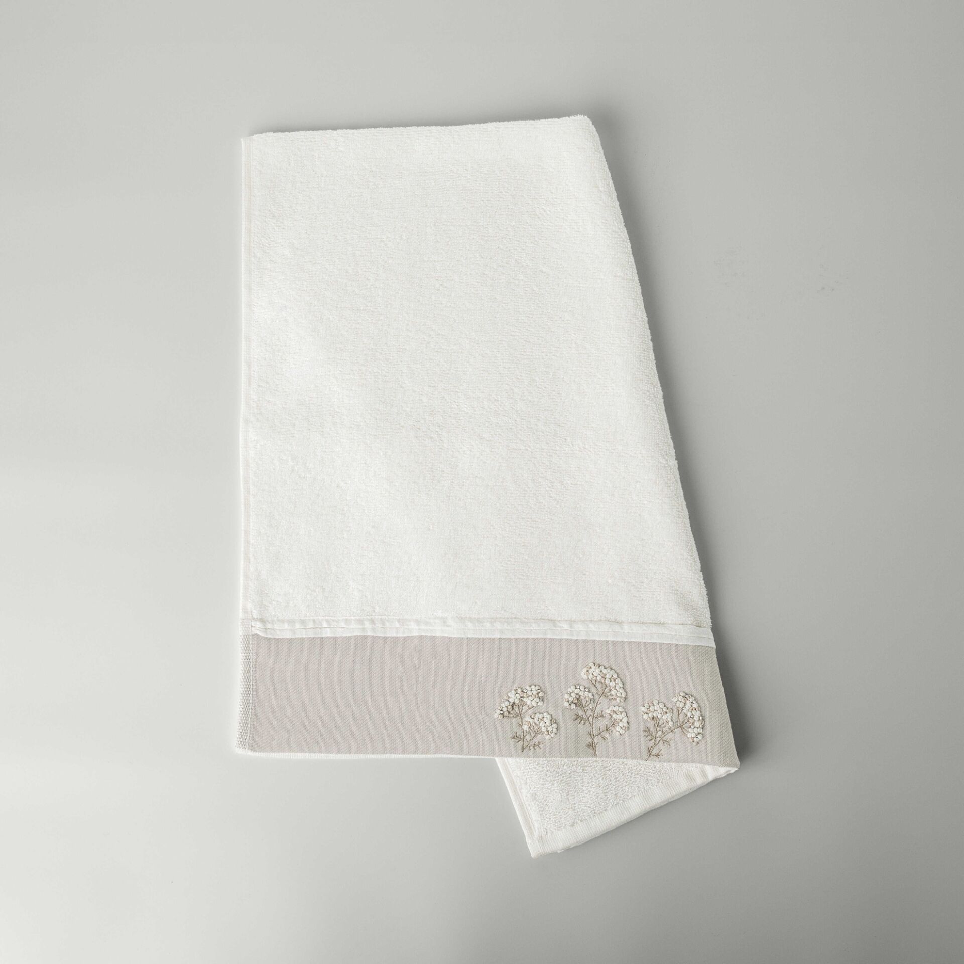 Linens Nora Bamboo Face Towel 50X85 Cm Ecru