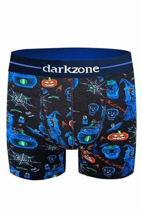 Balkabağı Desenli Erkek Boxer (Dijital Baskılı) L