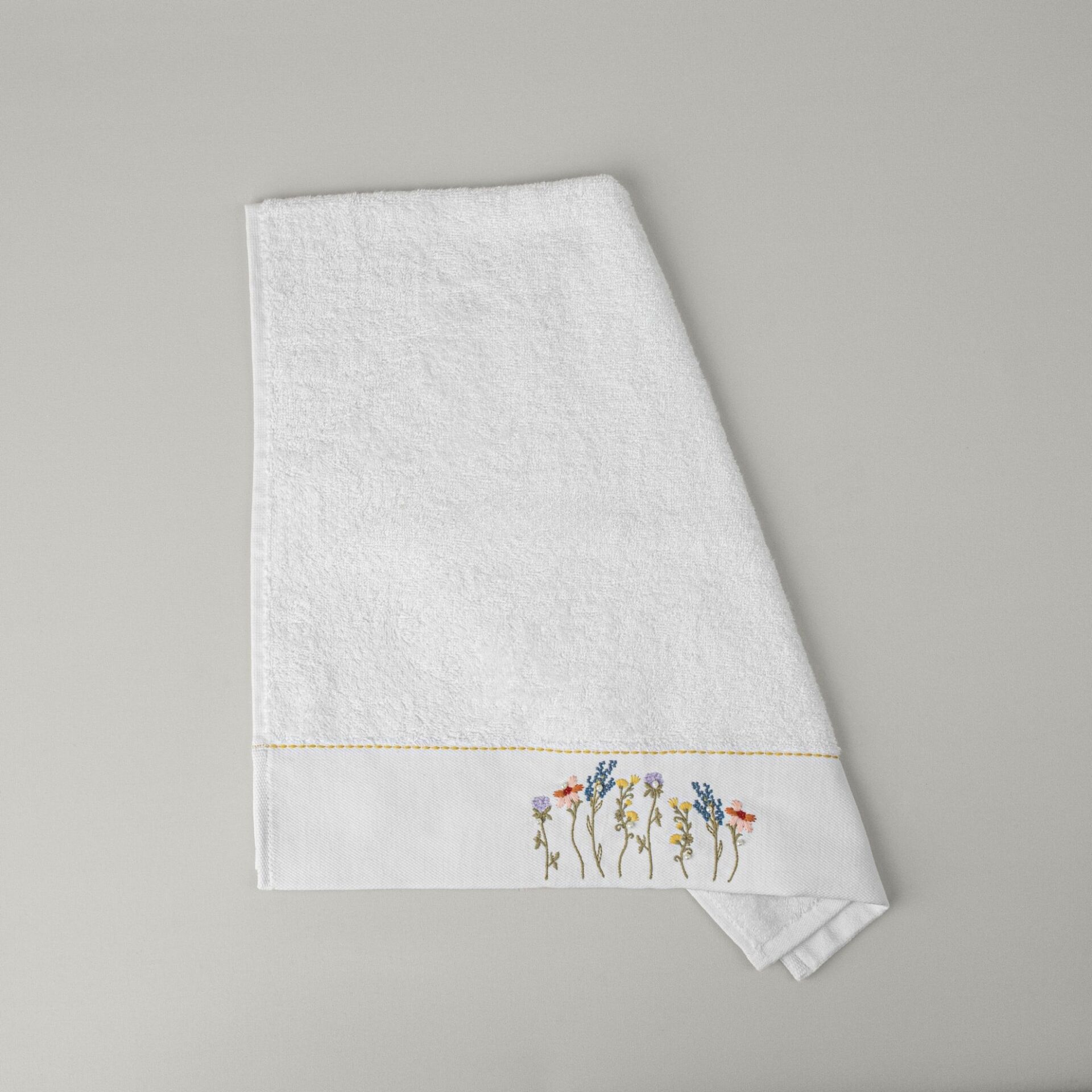 Linens Wister Bamboo Face Towel 50x85 Cm White