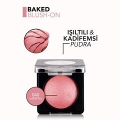 Flormar Baked BlushOn Yoğun Pigmentli Fırınlanmış Allık No: 040