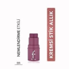 Flormar To Go Nemlendirici Etkili & Işıltılı Kremsi Stick Allık - 005 Charming Mauve