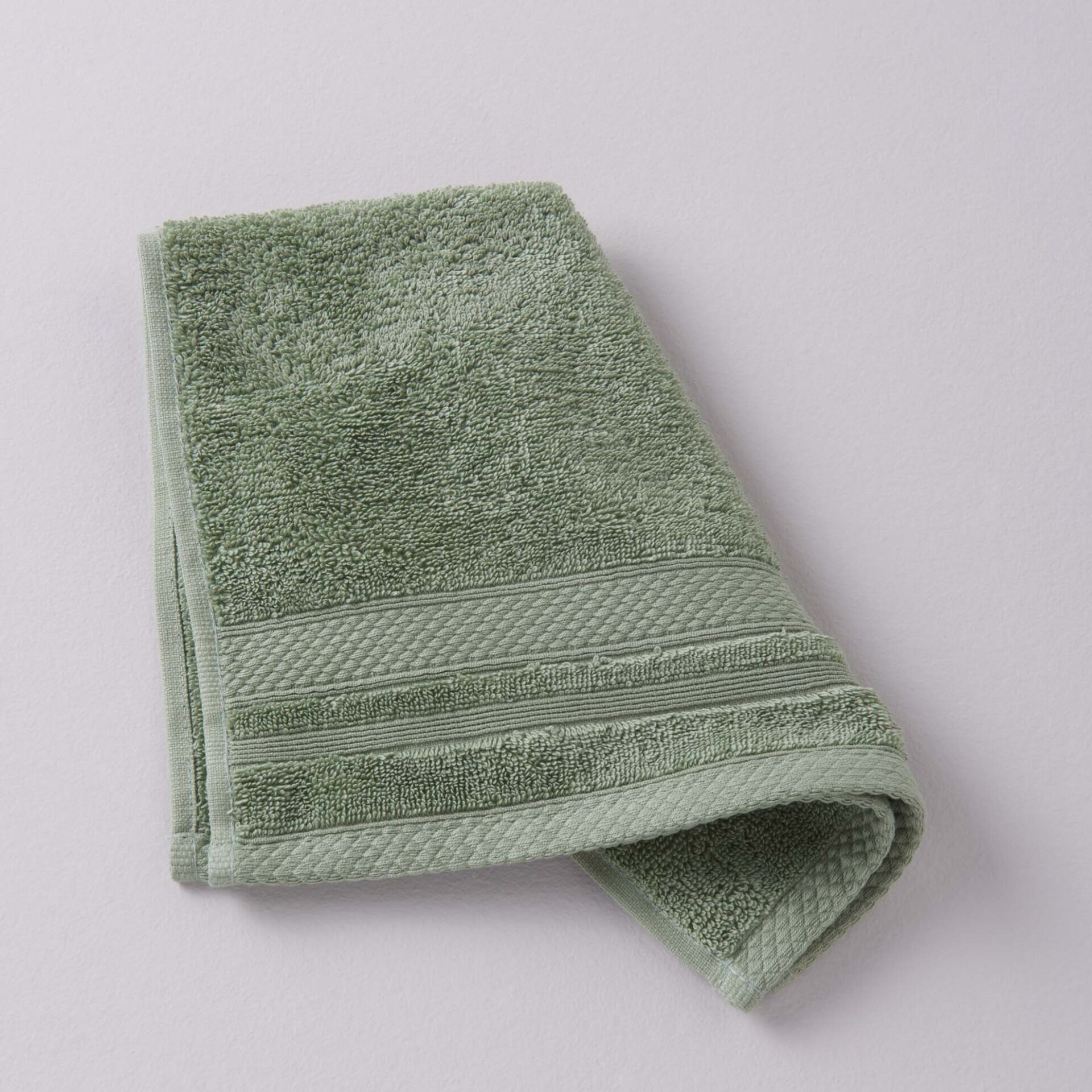 Linens Soft 30x45 cm Hand Towel Almond Green