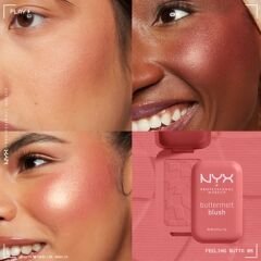 Nyx Professional Makeup Buttermelt Blush Kremsi Pudra Allık 09 Feelin Butta