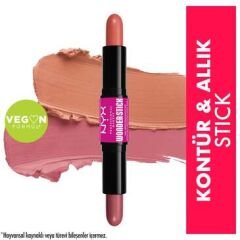 Nyx Professional Makeup Wonder Stick Çift Taraflı Krem Allık Stick Honey Orange and Rose