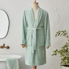 Karaca Home Lottie %100 Pamuk Bornoz Seti XL/XXL Yeşil